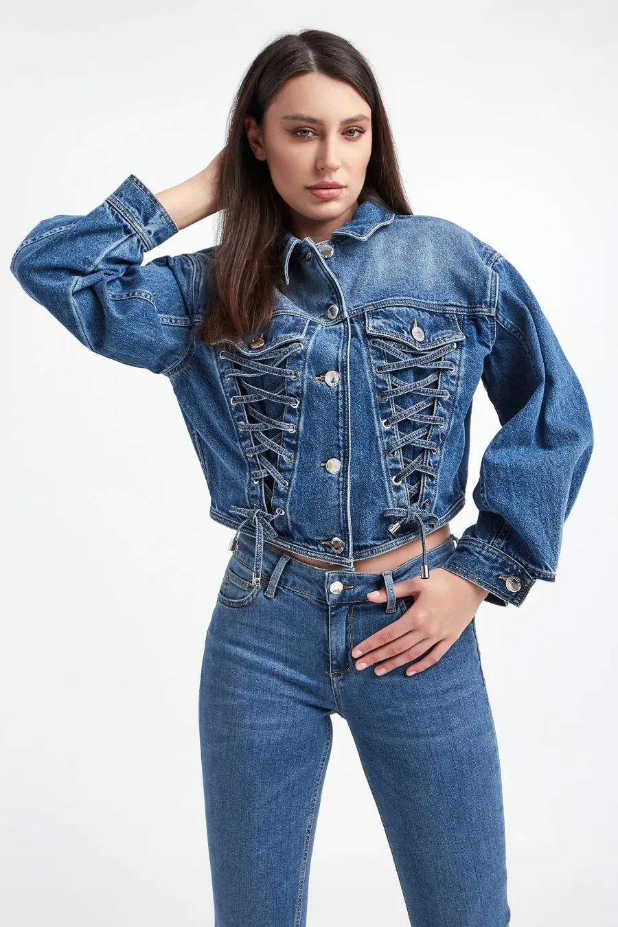 obrazek 1 Katana jeansowa damska Ippica PINKO Pinko