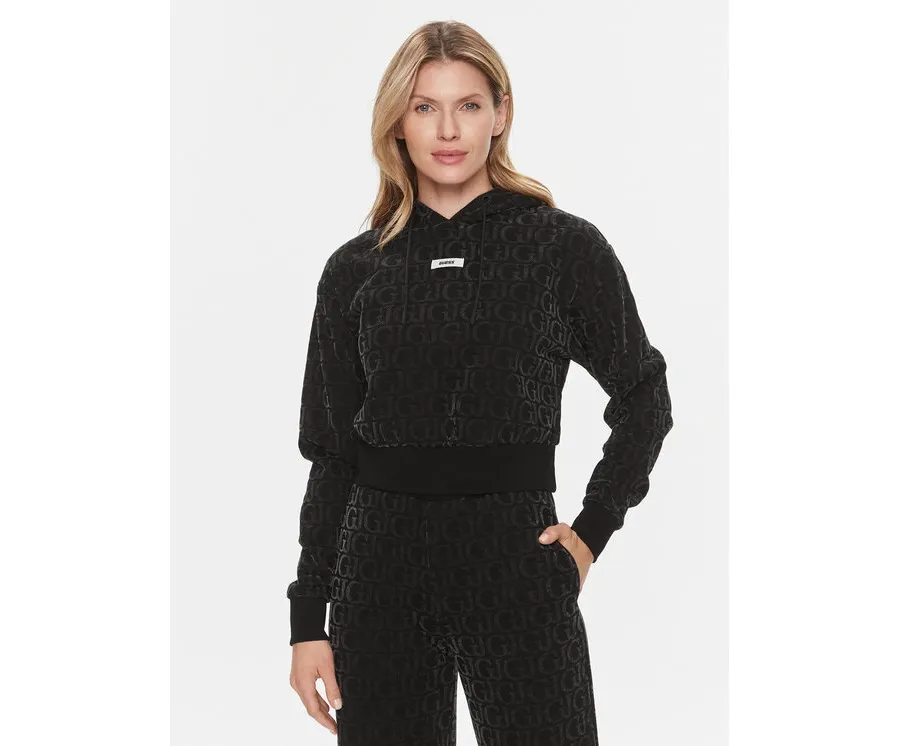 obrazek 1 Guess Bluza Gj Logo V4RQ14 KC2W0 Czarny Regular Fit