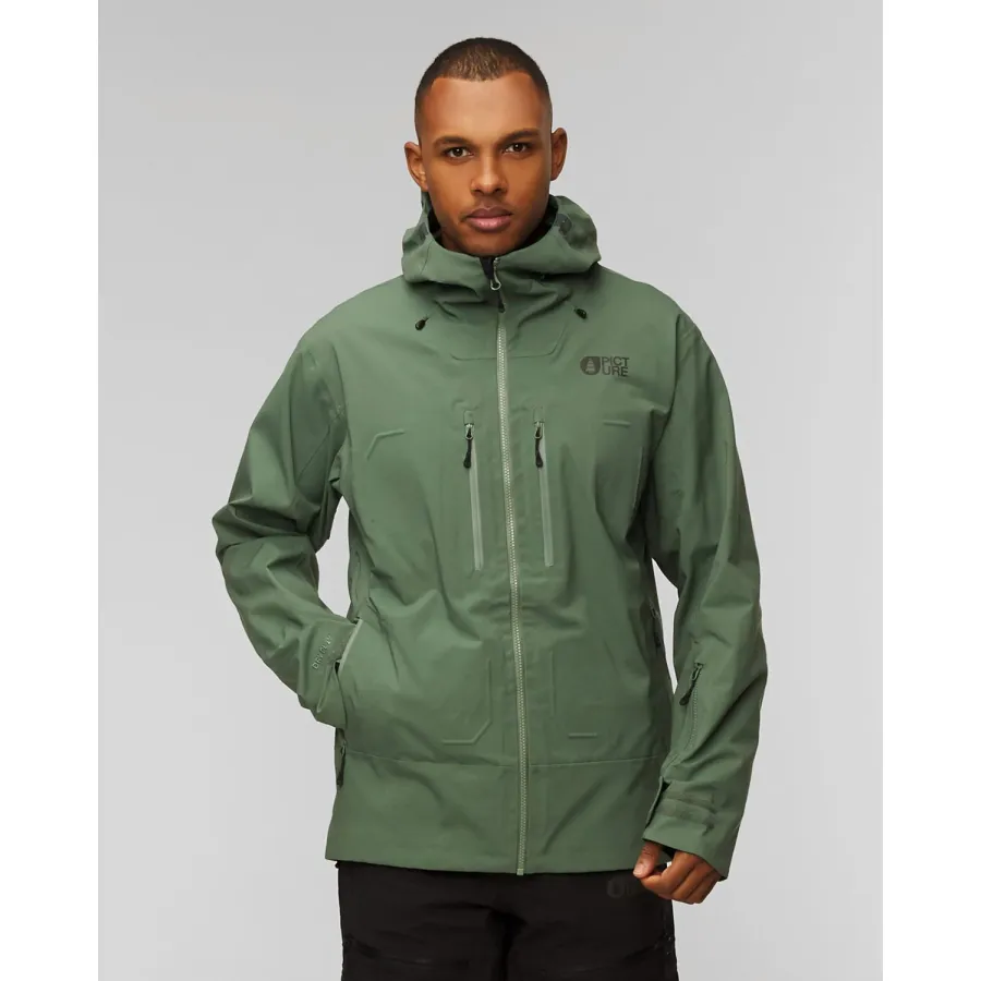 obrazek 1 Zielona Kurtka Hardshellowa Męska Picture Organic Clothing Welcome 3l 20/20