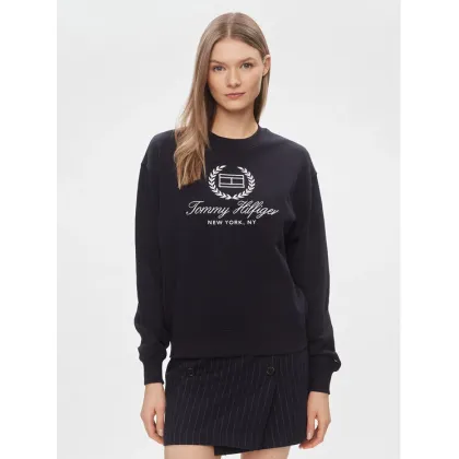 Zdjęcie Tommy Hilfiger Bluza Flag Script WW0WW41758 Granatowy Regular Fit