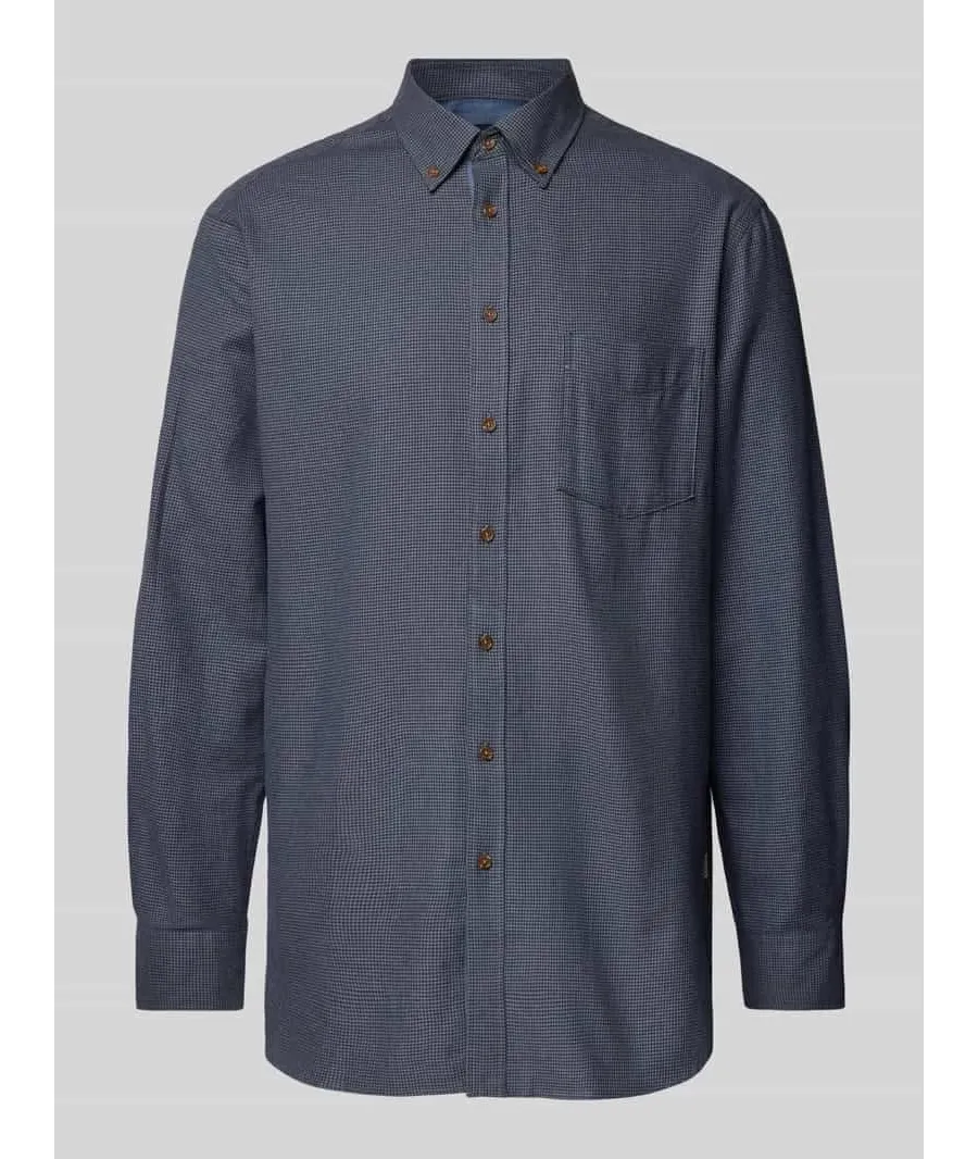 obrazek 1 Koszula casualowa o kroju regular fit z kołnierzykiem typu button down