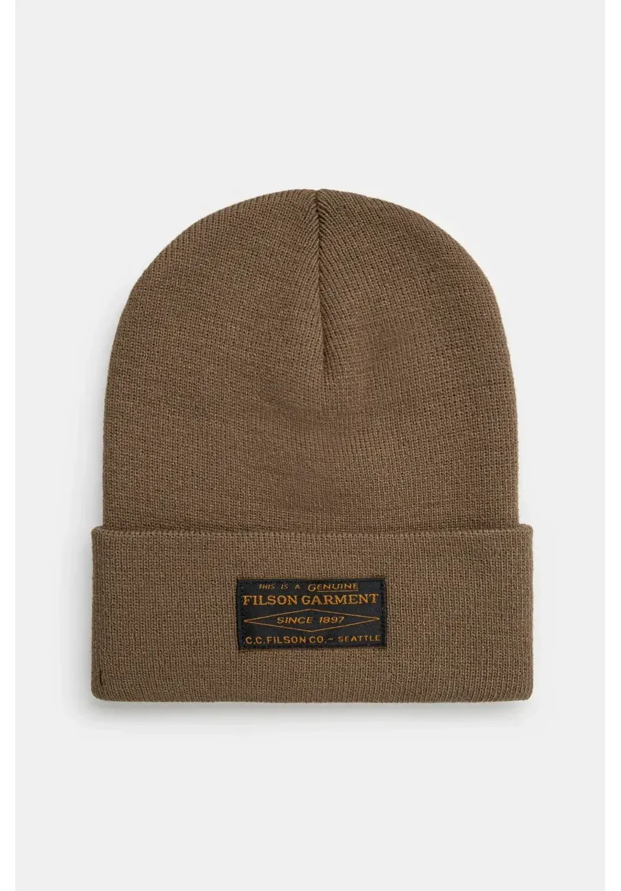 obrazek 1 Filson czapka Ballard Watch Cap kolor zielony z grubej dzianiny FMACC0186
