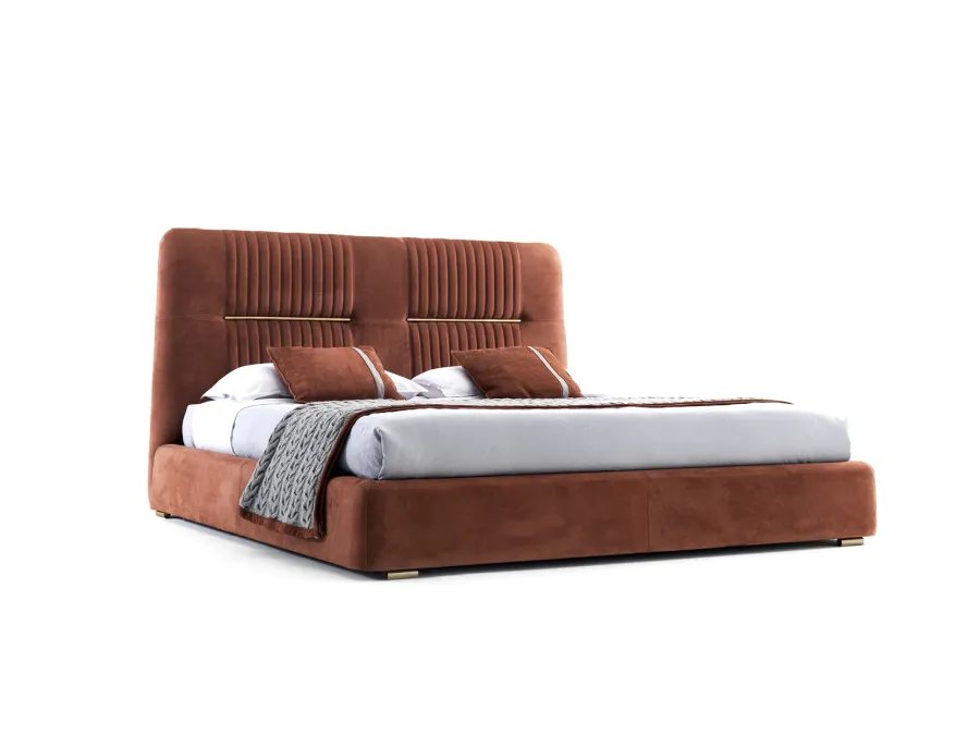 obrazek 1 Włoskie, nowoczesne łóżko Omer, king size - Ulivi Salotti