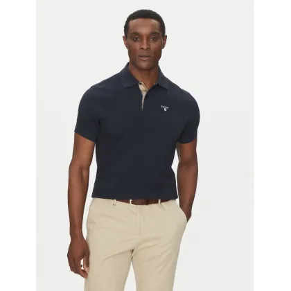 Zdjęcie Barbour Polo Tartan MML0012NY31 Granatowy Tailored Fit