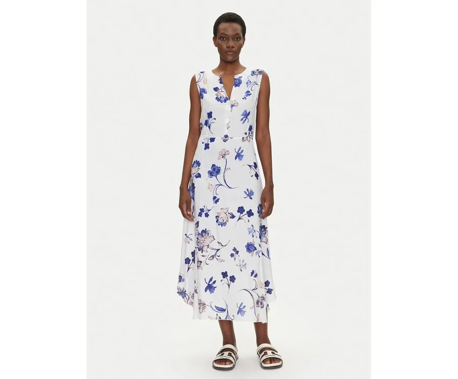 obrazek 1 Iconique Sukienka letnia IC25-053 Biały Regular Fit