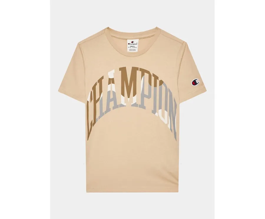 obrazek 1 Champion T-Shirt 306362 Beżowy Regular Fit