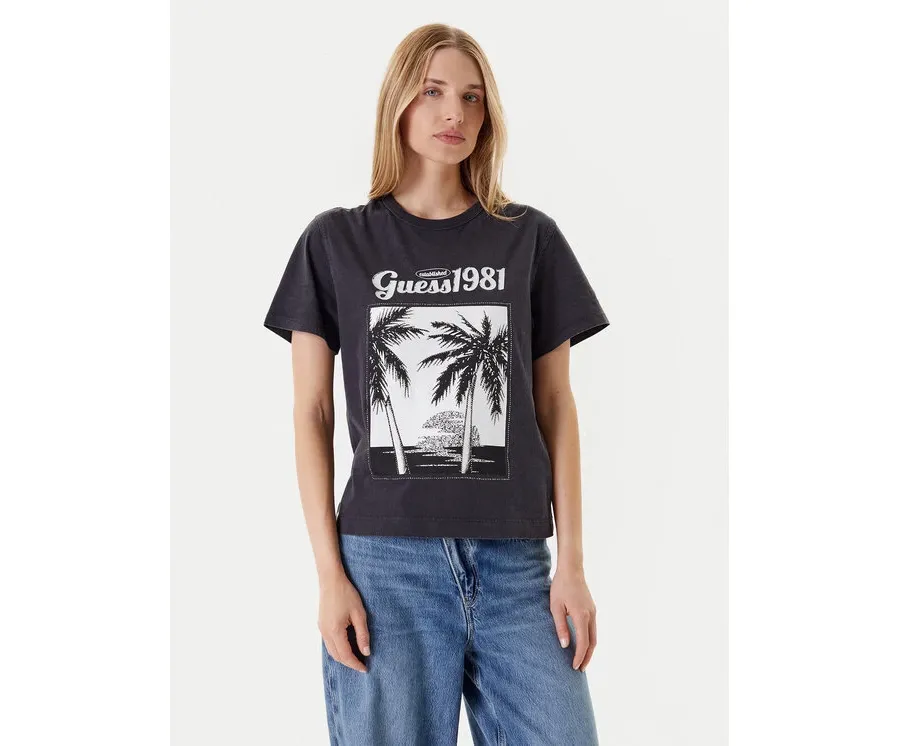 obrazek 1 Guess T-Shirt W5YI17 I3Z14 Szary Regular Fit