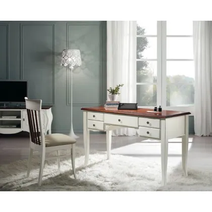 Zdjęcie Biurko 5-szufladowe - piękny, włoski mebel - Zanini