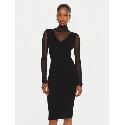Zdjęcie Rinascimento Sukienka dzianinowa CFM0011619003 Czarny Slim Fit
