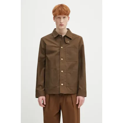Zdjęcie A.P.C. kurtka bawełniana Blouson Gabriel kolor zielony przejściowa COERC.H02841