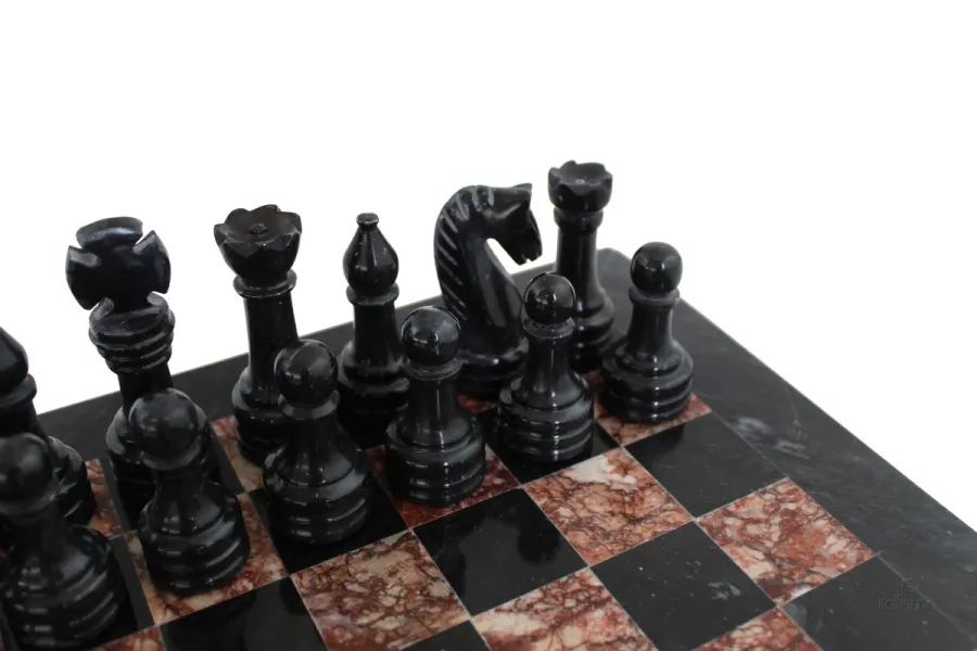 obrazek 3 Idealny na upominek - marmurowy zestaw szachowy