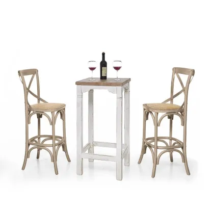 Zdjęcie Piękny stolik barowy z litego drewna jodłowego - Zanini