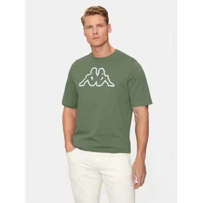 Zdjęcie Kappa T-Shirt Logo Korpo Cromen 303HZ70 Zielony Regular Fit