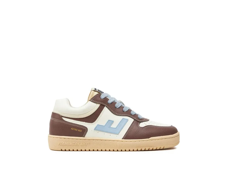 obrazek 1 Flamingos Life Sneakersy Retro 86s R8tausky Brązowy