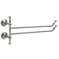 Picture Double wall-mounted towel rack for a classic bathroom – 3SC