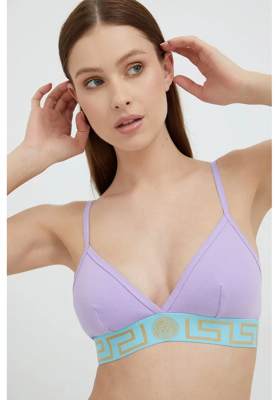obrazek 1 Versace biustonosz kolor fioletowy gładki 1000656