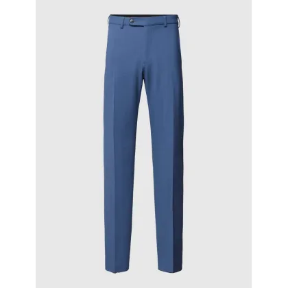Zdjęcie Spodnie do garnituru o kroju slim fit z zapięciem na guzik