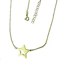 Picture Chain with a perforated star cm.45 with reduction to cm.43