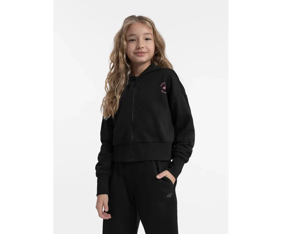 obrazek 1 4F Bluza 4FJAW23TSWSF640 Czarny Regular Fit