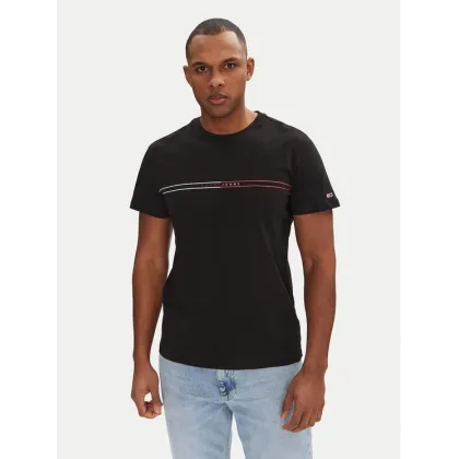 Zdjęcie Tommy Jeans T-Shirt Entry Graphic DM0DM20779 Czarny Slim Fit