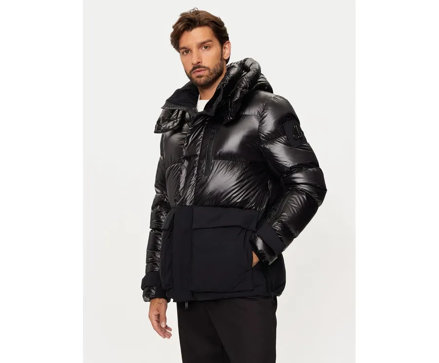 obrazek 1 Moose Knuckles Kurtka puchowa Adams Peak M34MJ157 Czarny Relaxed Fit