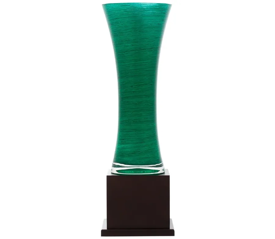 picture 1 Green, tall sports vase - Astra Argenti