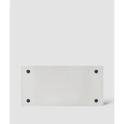 Zdjęcie Zaślepki, nakładki ze stali nierdzewnej do płyt z betonu w kolorze czarnym - 4 szt.