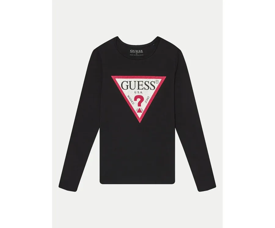 obrazek 1 Guess Bluzka J2YI50 K6YW1 Czarny Regular Fit