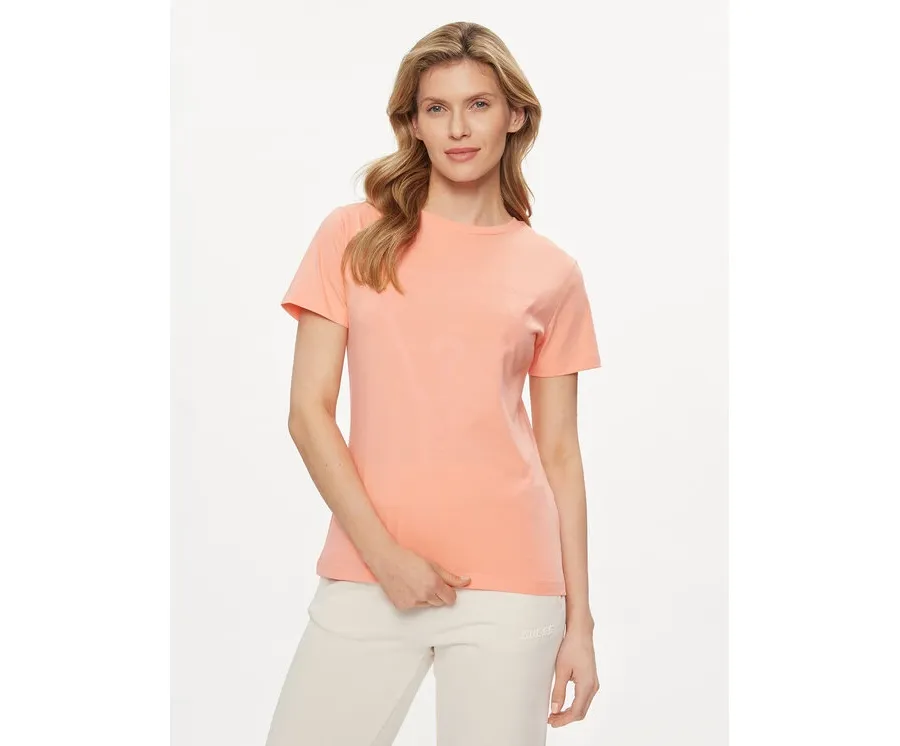 obrazek 1 Guess T-Shirt Adele V2YI07 K8HM0 Koralowy Regular Fit