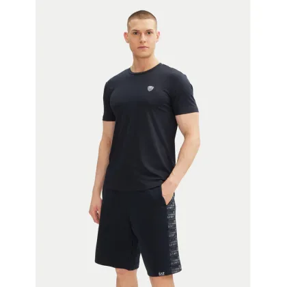 Zdjęcie EA7 Emporio Armani T-Shirt 8NPT16 PJRGZ 1562 Granatowy Regular Fit