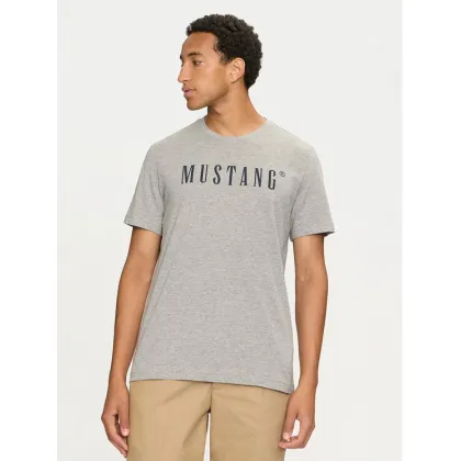 Zdjęcie Mustang T-Shirt Austin 1014695 Szary Regular Fit