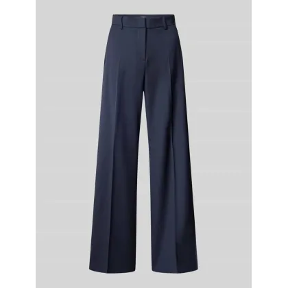 Zdjęcie Spodnie materiałowe z szeroką nogawką w kant model ‘VISIVO’