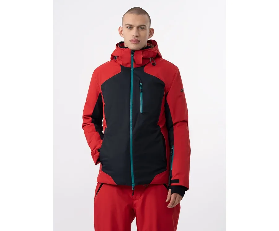 obrazek 1 4F Kurtka narciarska 4FAW23TTJAM283 Czerwony Regular Fit