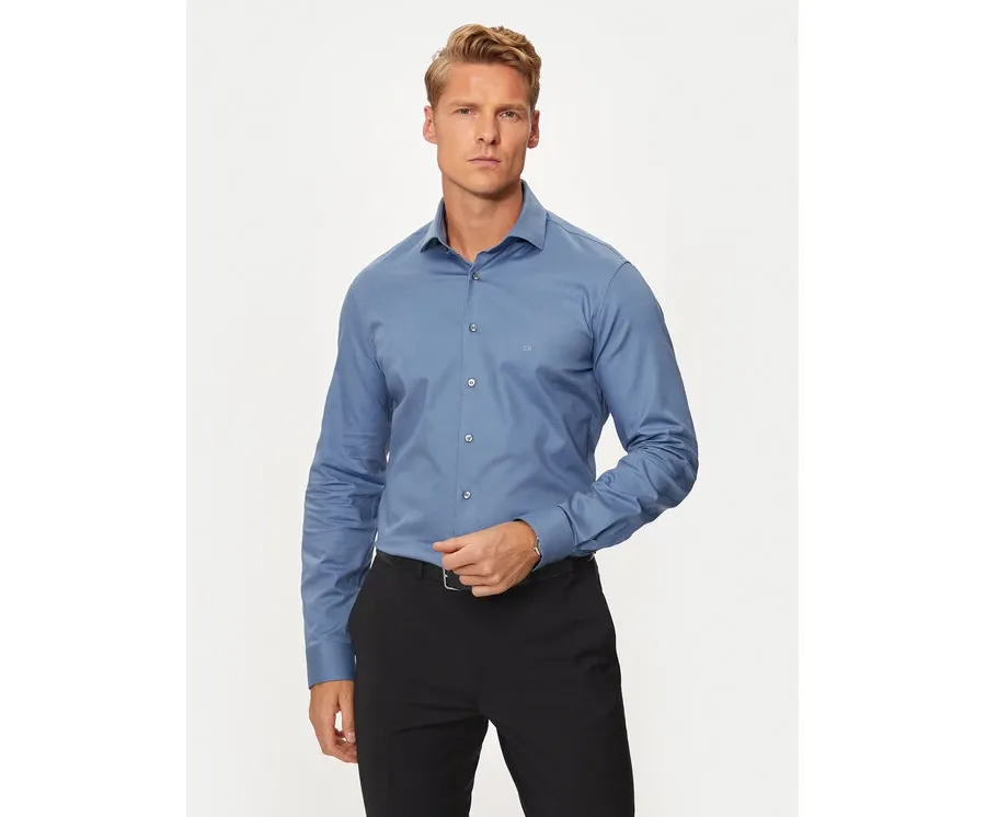 obrazek 1 Calvin Klein Koszula K10K113546 Niebieski Regular Fit