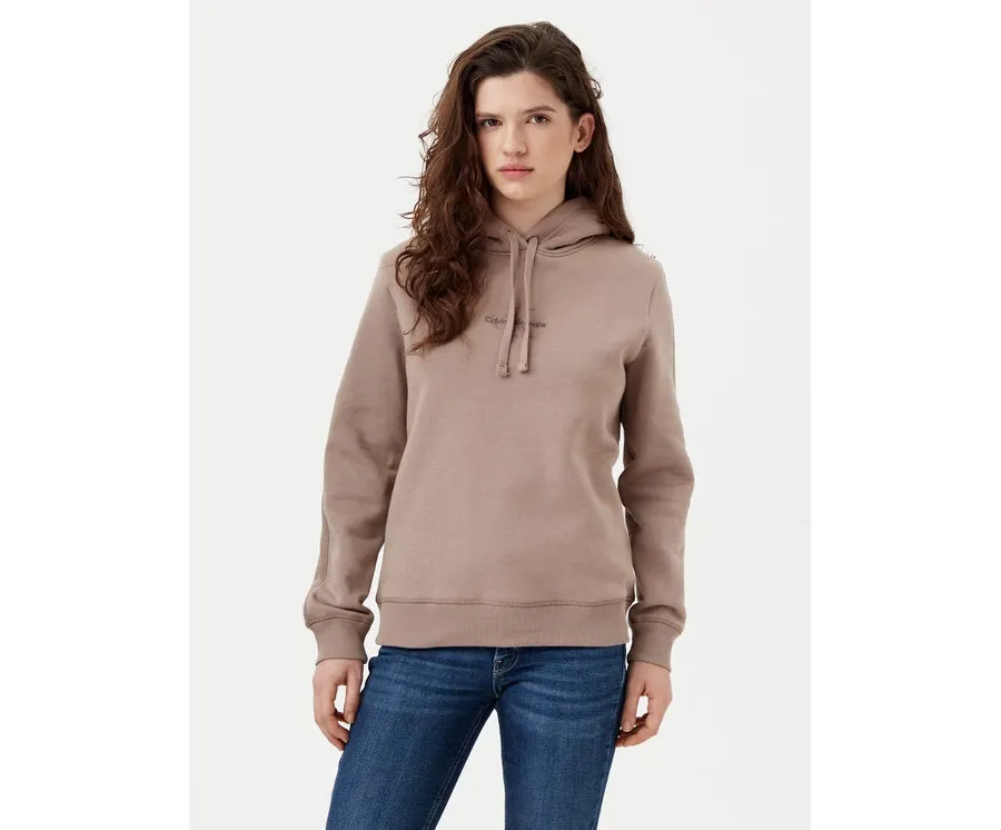 obrazek 1 Calvin Klein Jeans Bluza Monologo J20J223536 Beżowy Regular Fit