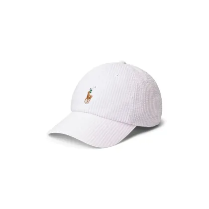 Zdjęcie Polo Ralph Lauren czapka z daszkiem bawełniana kolor różowy wzorzysta 211967368