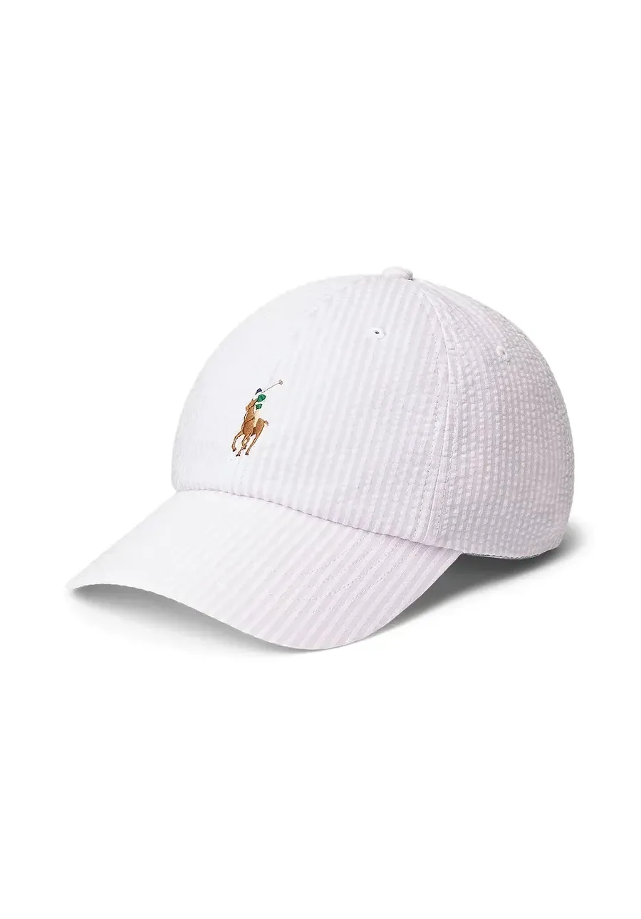 obrazek 1 Polo Ralph Lauren czapka z daszkiem bawełniana kolor różowy wzorzysta 211967368