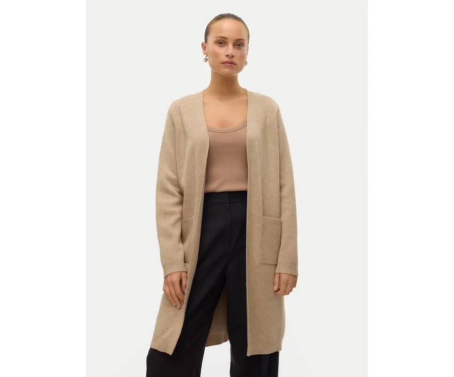 obrazek 1 Vero Moda Kardigan Saba 10309316 Beżowy Regular Fit