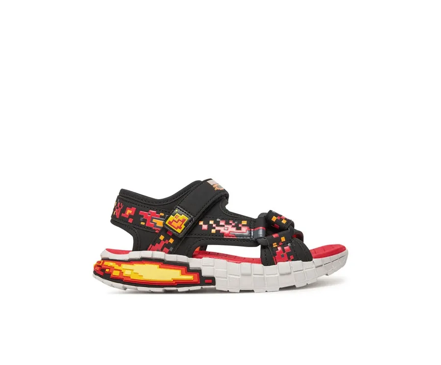 obrazek 1 Skechers Sandały Mega-Splash 4K- 402161L/BKRD Czarny