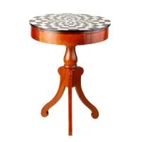 Picture Wooden chess table for 3 people