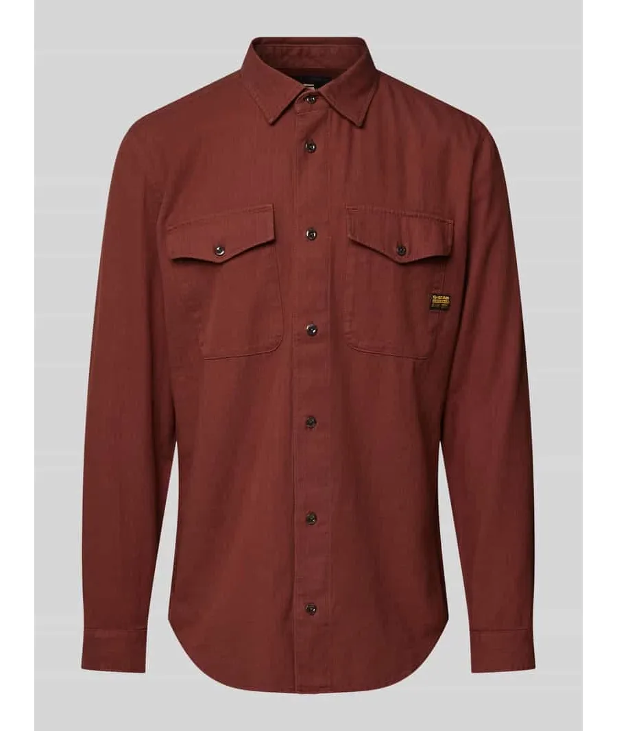 obrazek 1 Koszula casualowa o kroju slim fit z kołnierzykiem typu kent