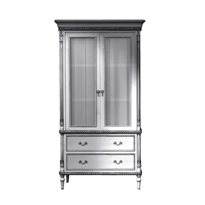 Picture Luxurious ANGELES cabinet with white and gray patina - Collecion Alexandra