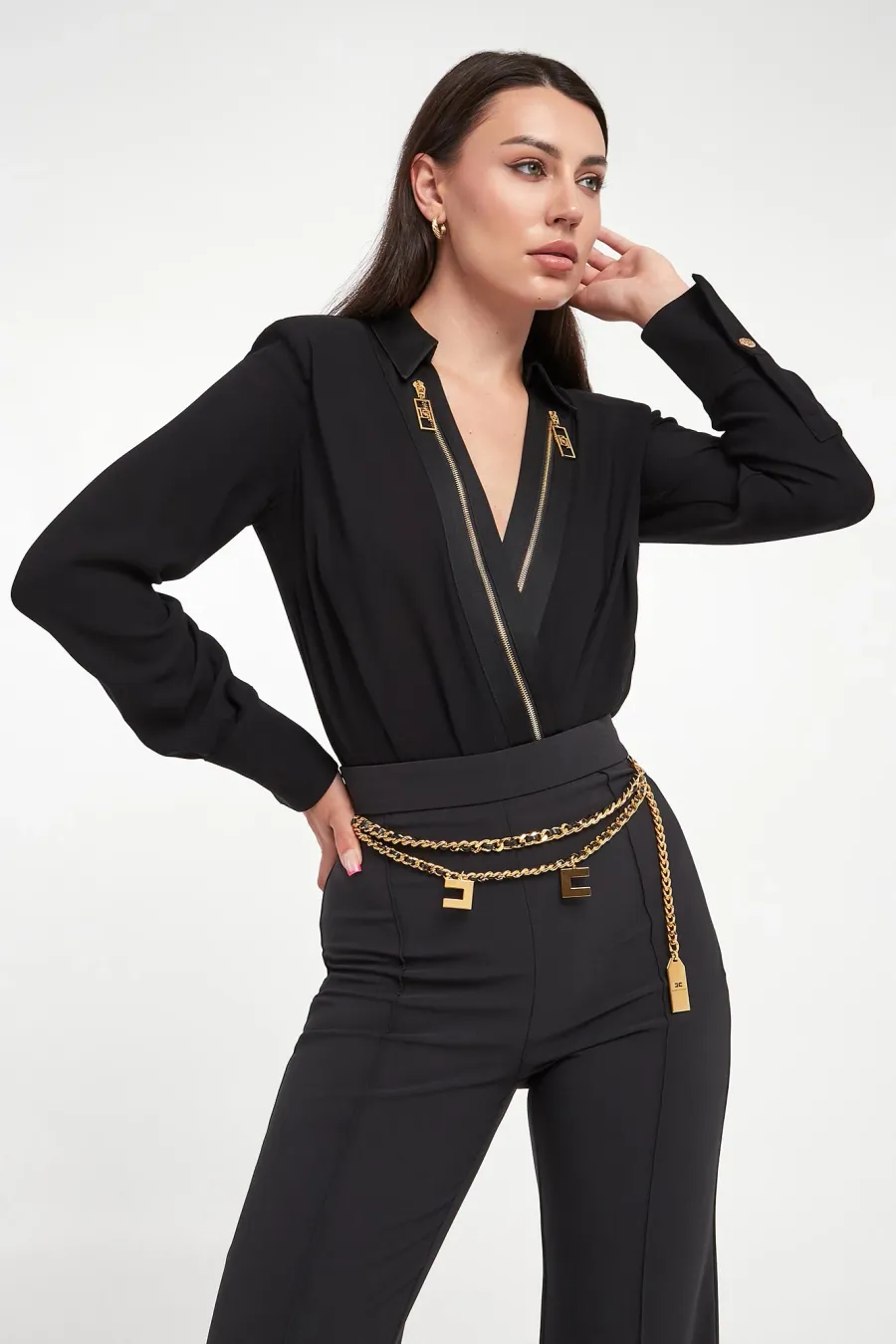 obrazek 1 Body koszulowe ELISABETTA FRANCHI Elisabetta Franchi