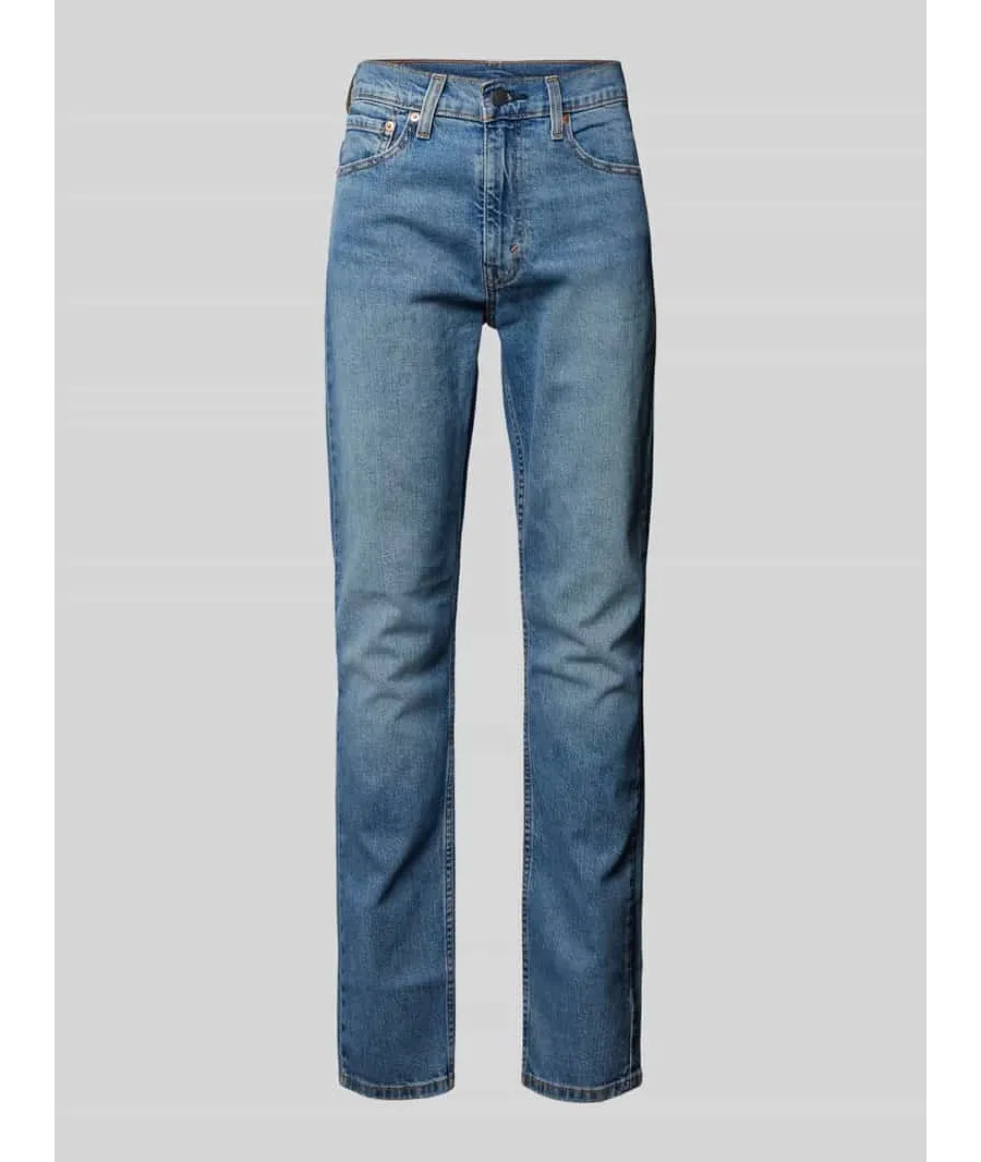 obrazek 1 Jeansy o kroju slim tapered fit z 5 kieszeniami