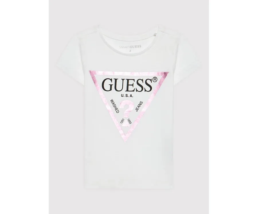 obrazek 1 Guess T-Shirt K73I56 K8HM0 Biały Regular Fit