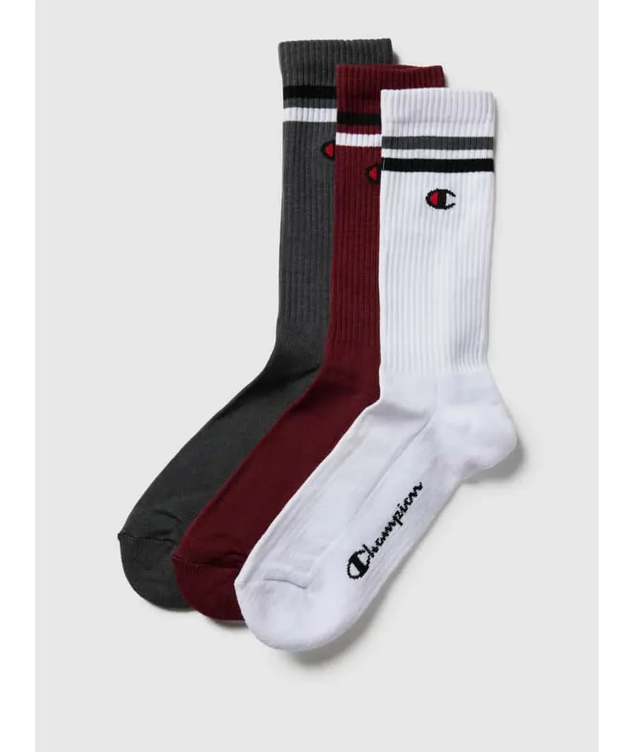 obrazek 1 Skarpety z detalem z logo, w zestawie 3 szt., model „Crew Socks”