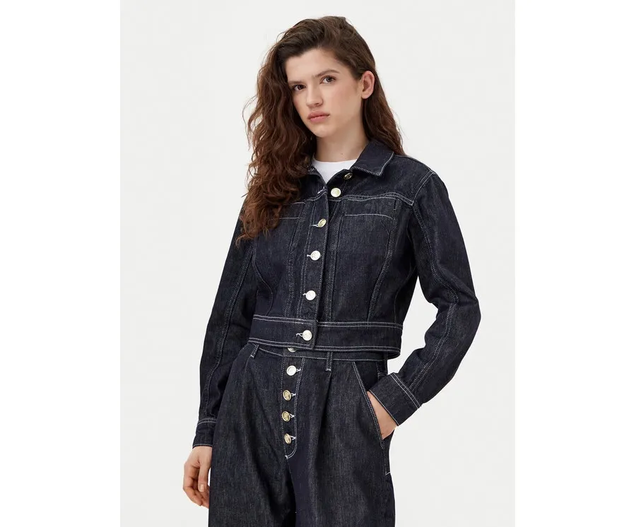 obrazek 1 KARL LAGERFELD Kurtka jeansowa A1W14048 Granatowy Regular Fit