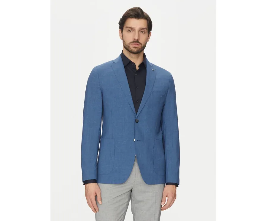 obrazek 1 Michael Kors Marynarka MK0SB01025 Niebieski Slim Fit
