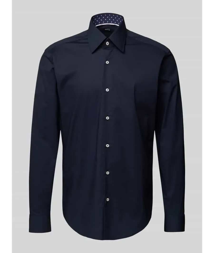 obrazek 1 Koszula biznesowa o kroju regular fit z listwą guzikową