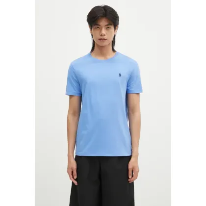 Zdjęcie Polo Ralph Lauren t-shirt bawełniany kolor niebieski 710671438